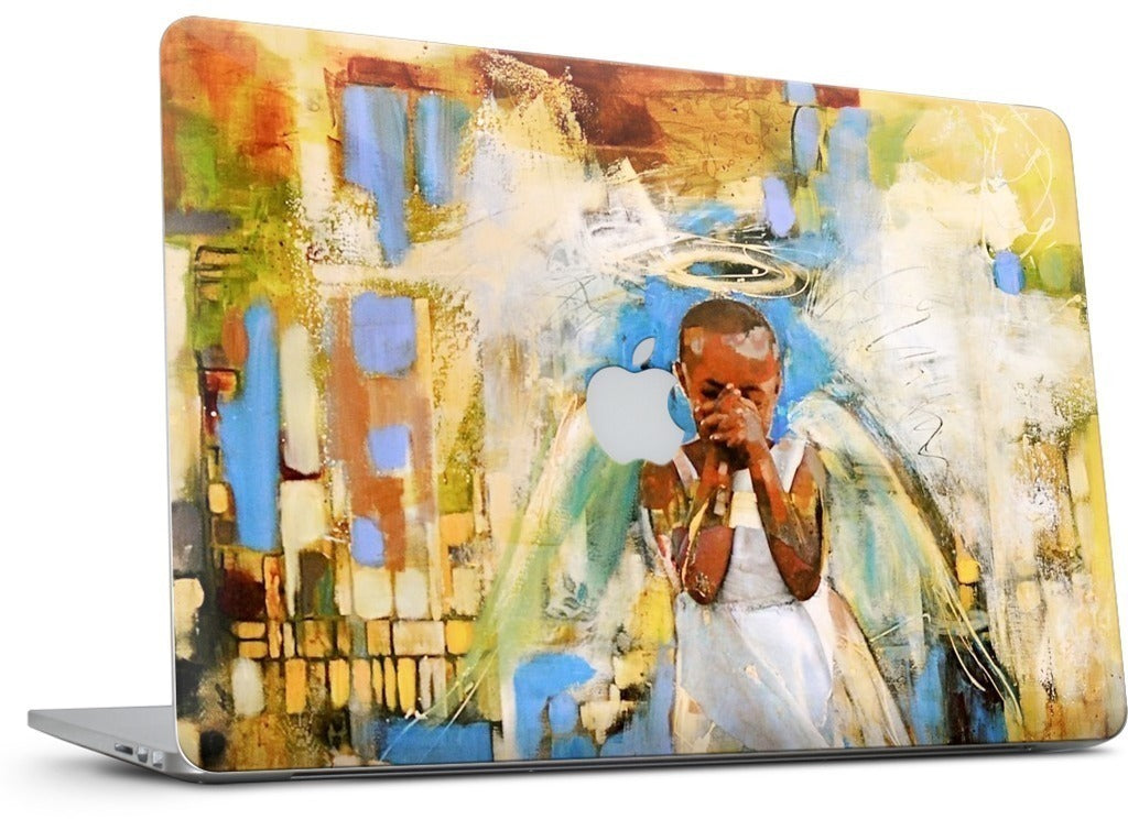 Shy Angel MacBook Skin
