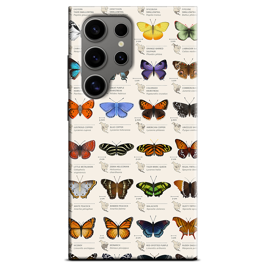 42 North American butterflies Samsung Case