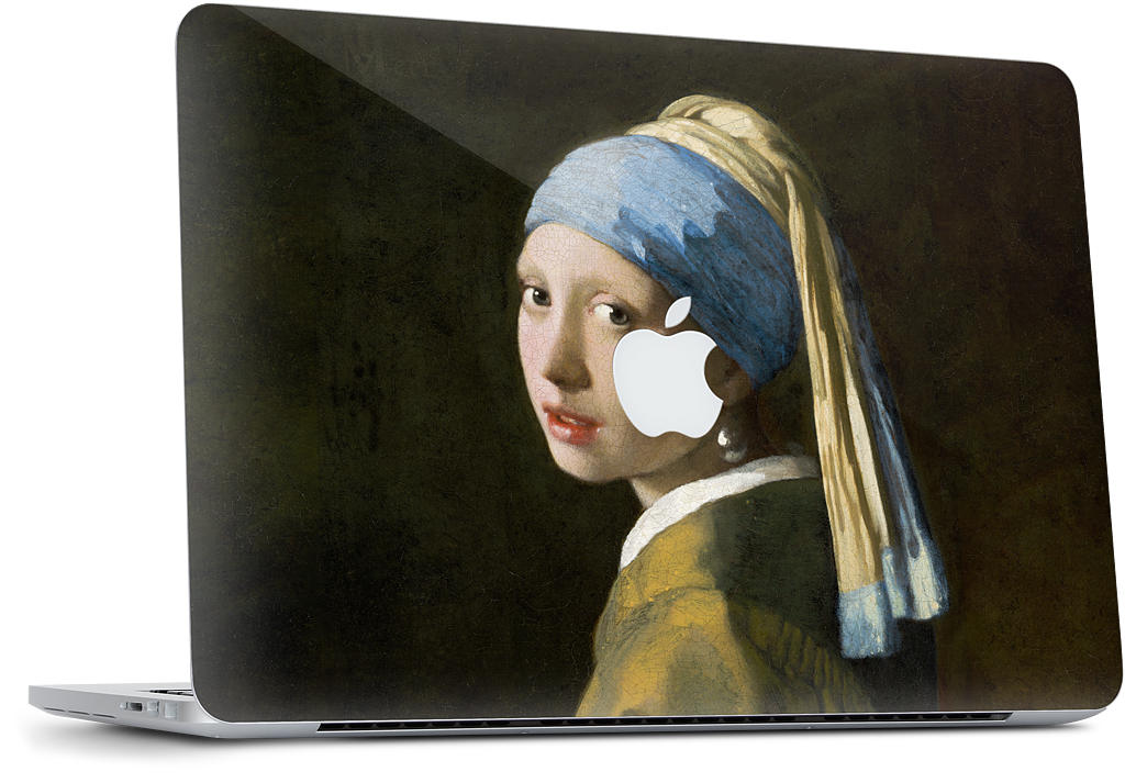 Girl with a Pearl Earring MacBook Skin