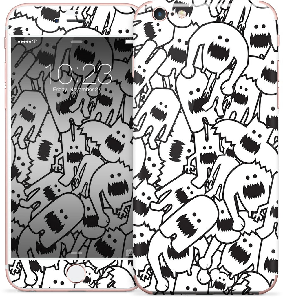 Monster Collage iPhone Skin