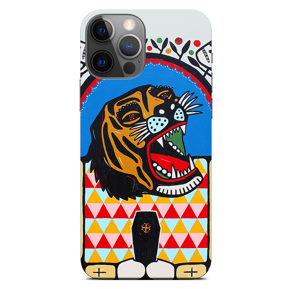 Tiger Coffin iPhone Skin