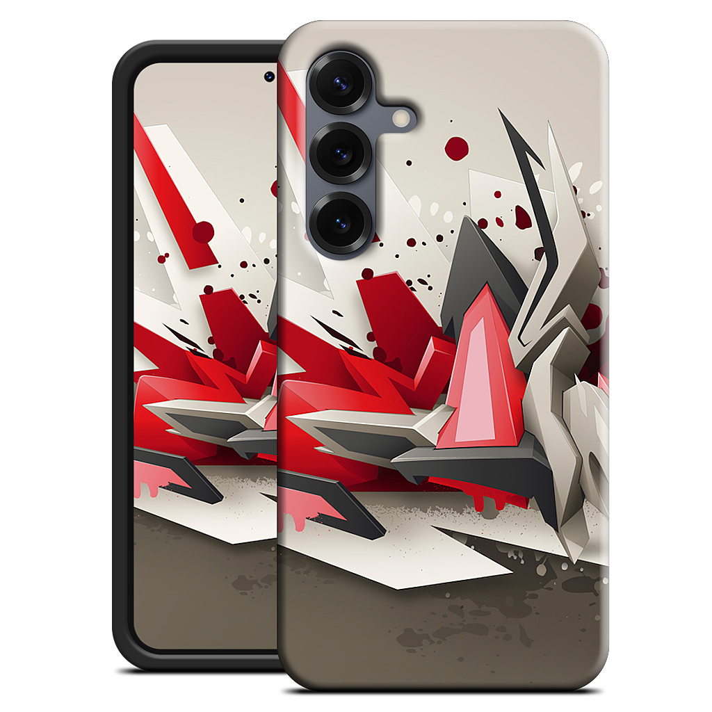 Red Metal Samsung Case