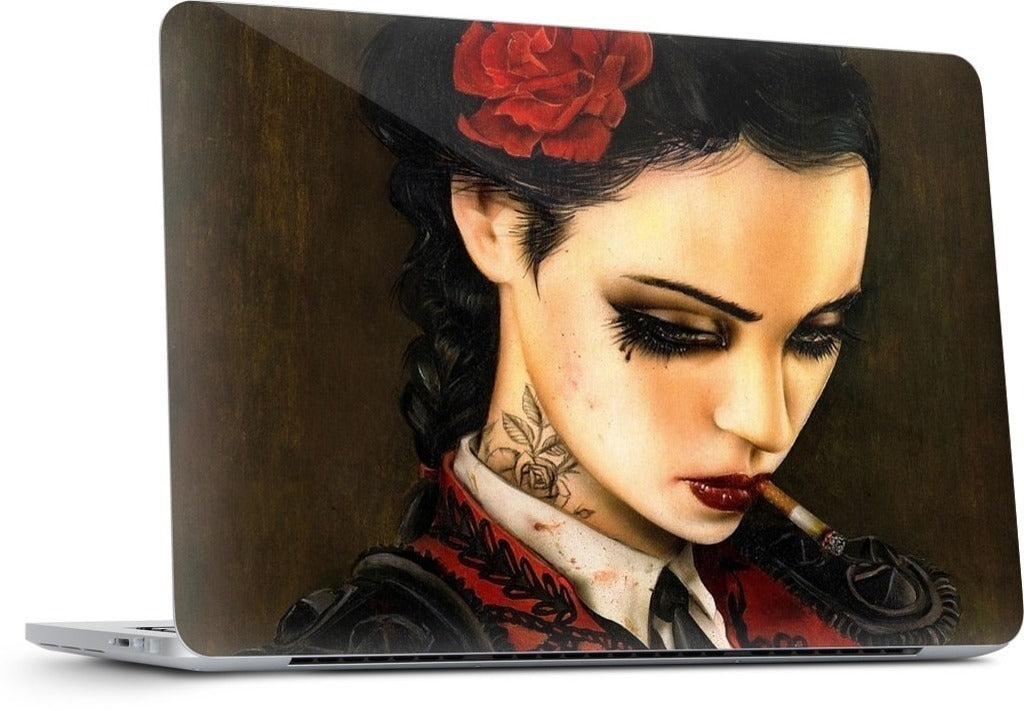 Bull Fight Her MacBook Skin