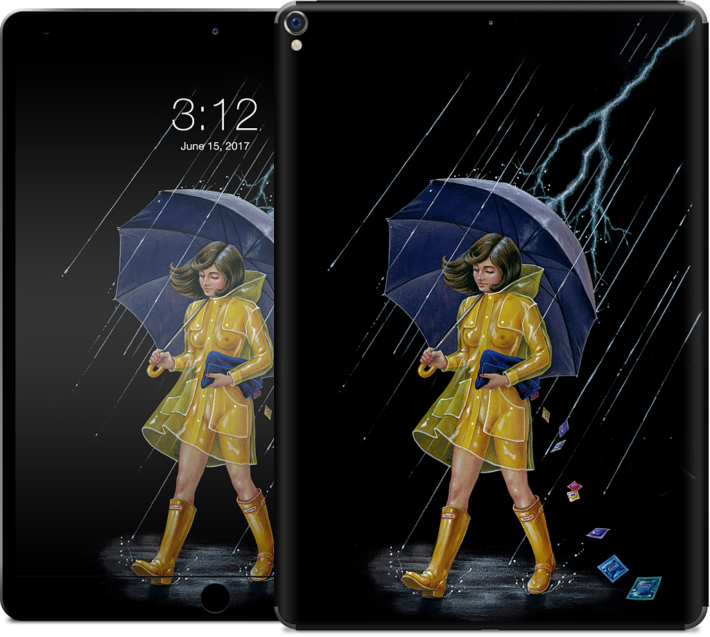 When It Rains It Pours iPad Skin