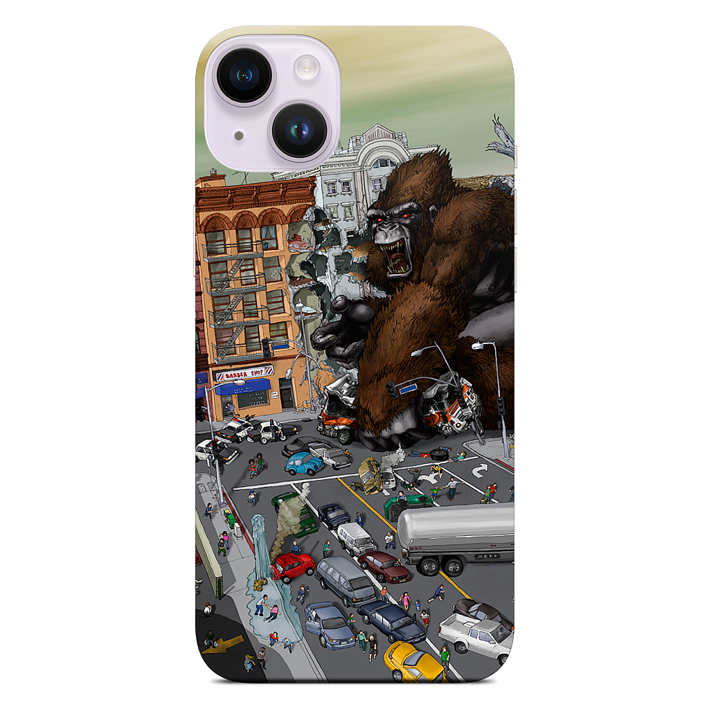 War Of The Monsters iPhone Skin