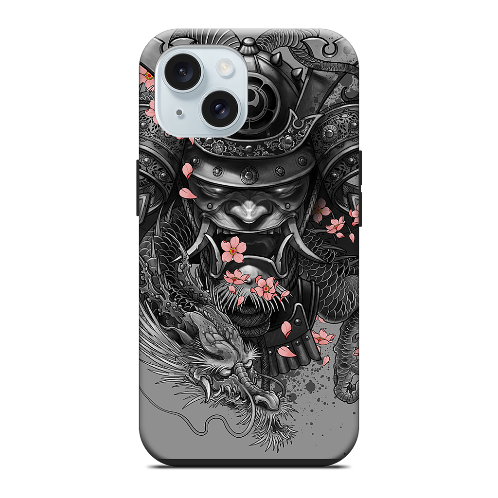 Samurai Dragon iPhone Case