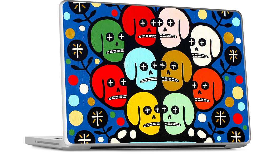 The Many Colors Of Death MacBook Skin