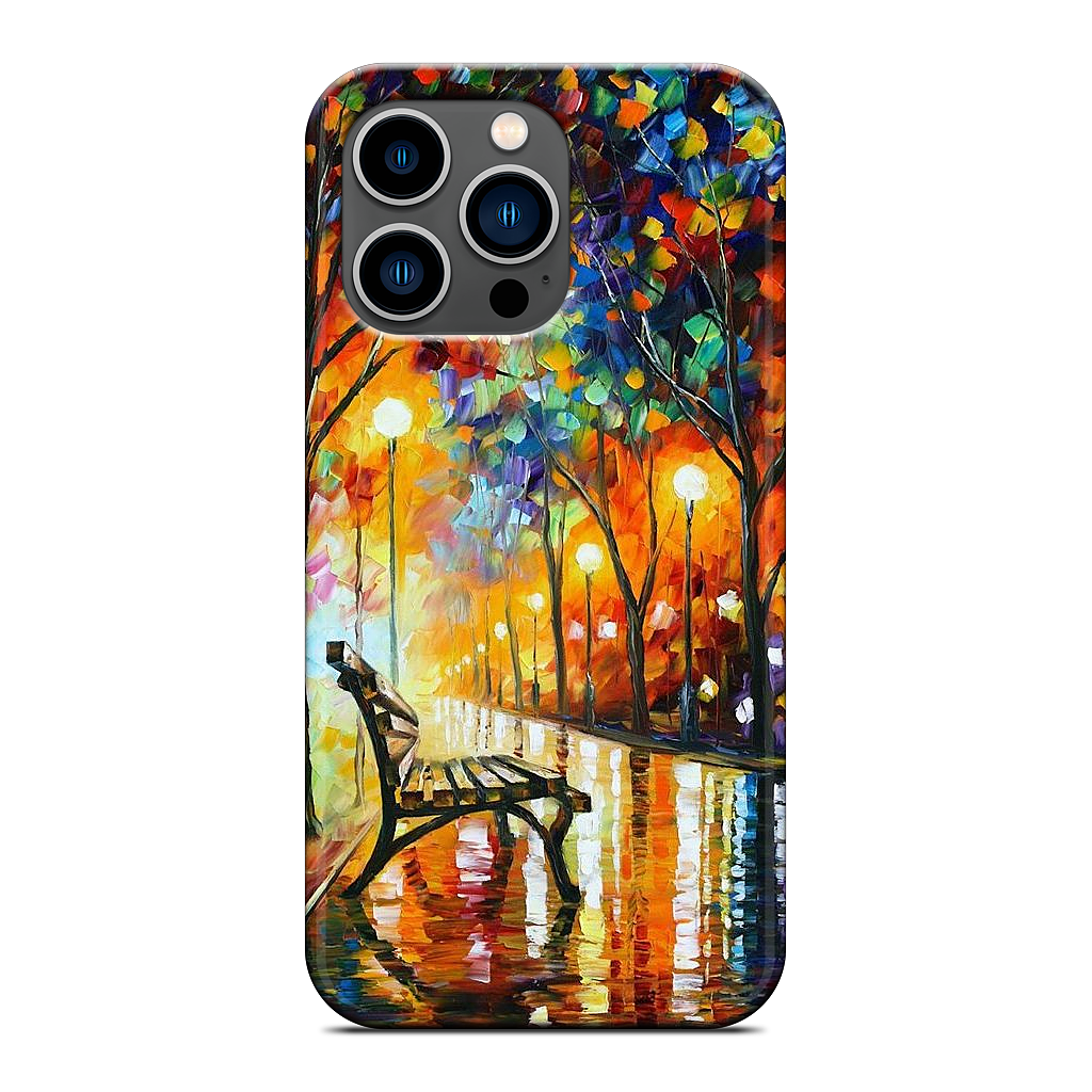 THE LONELINESS OF AUTUMN by Leonid Afremov iPhone Case