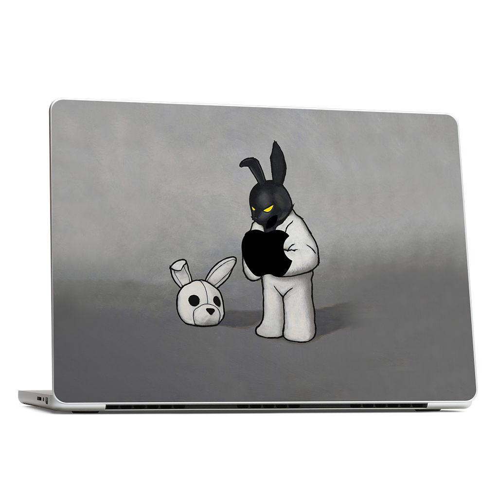 Black In White MacBook Skin