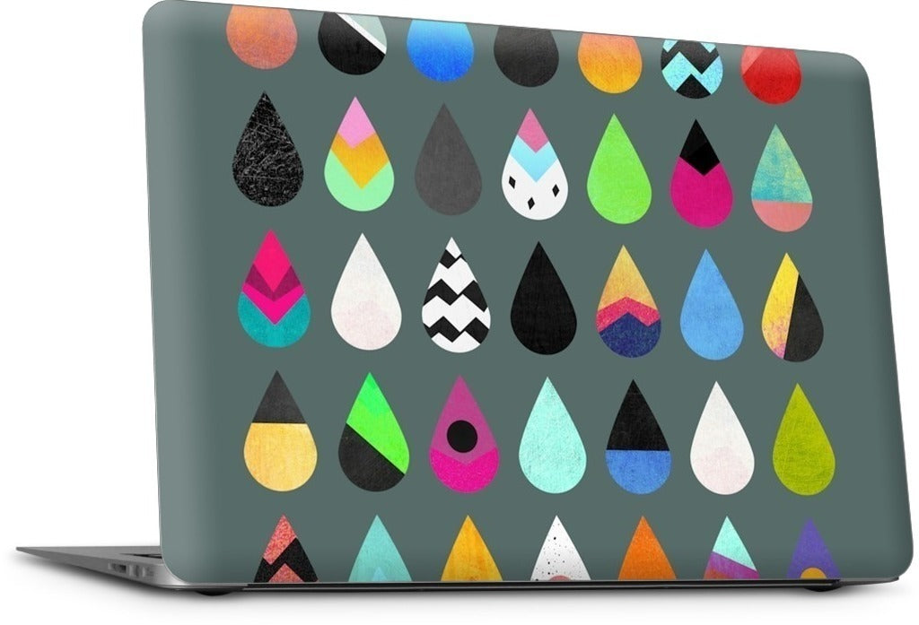 Colorful Rain MacBook Skin