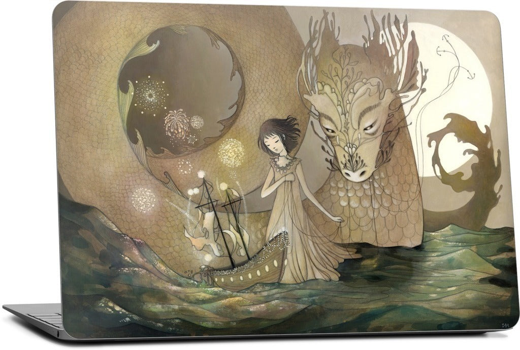 Water Dragon MacBook Skin