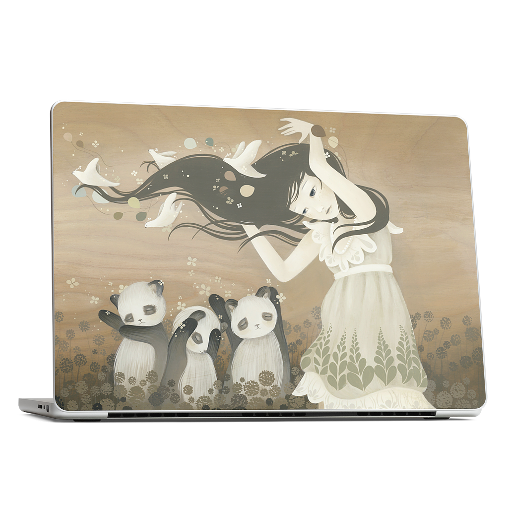 Leave The Hair And Go Free MacBook Skin