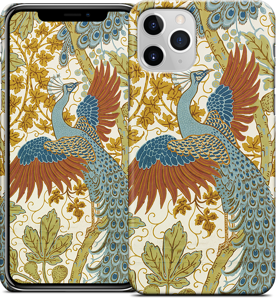 Fig and Peacock iPhone Case