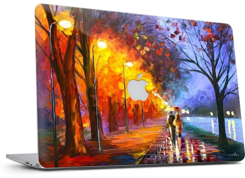 ALLEY BY THE LAKE by Leonid Afremov MacBook Skin
