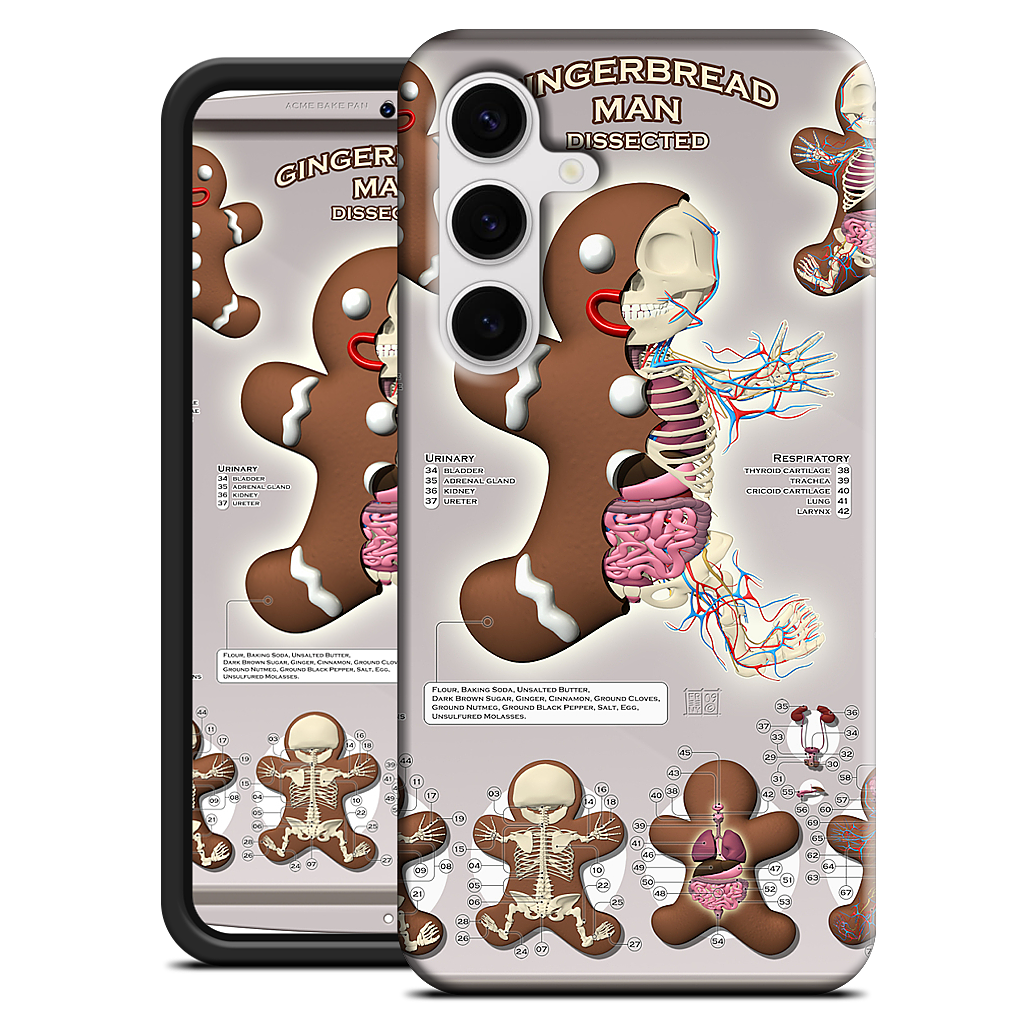 Gingerbread Man Dissected Samsung Case