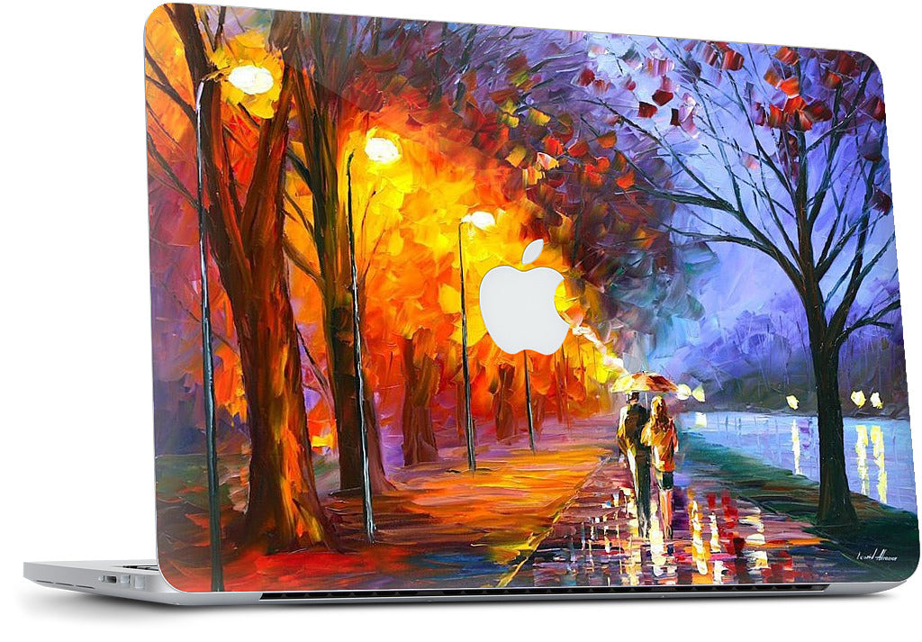 ALLEY BY THE LAKE by Leonid Afremov MacBook Skin