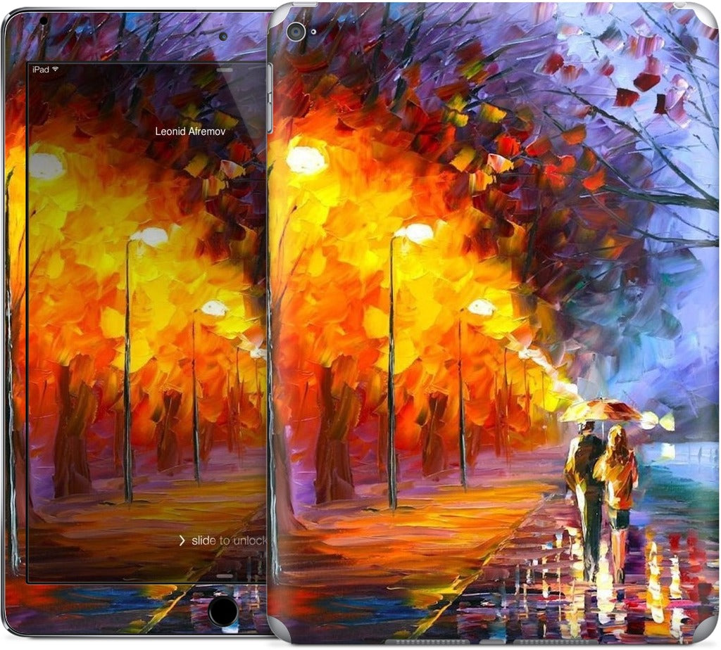 ALLEY BY THE LAKE by Leonid Afremov iPad Skin