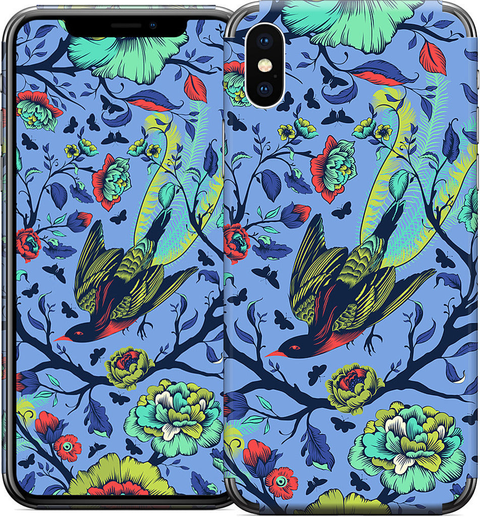 Tail Feathers Lupine iPhone Skin
