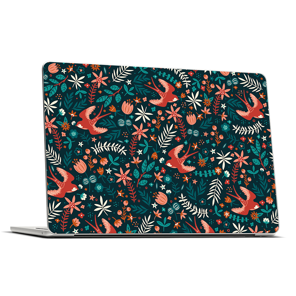 Flying Swallows MacBook Skin