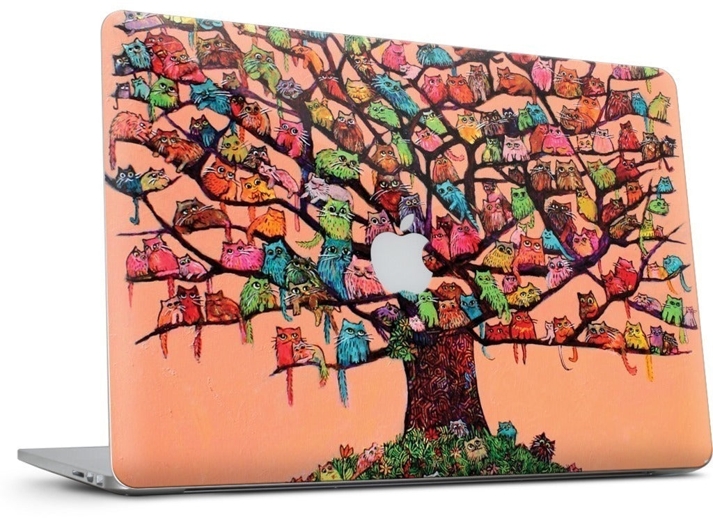 "Meau Tree" MacBook Skin