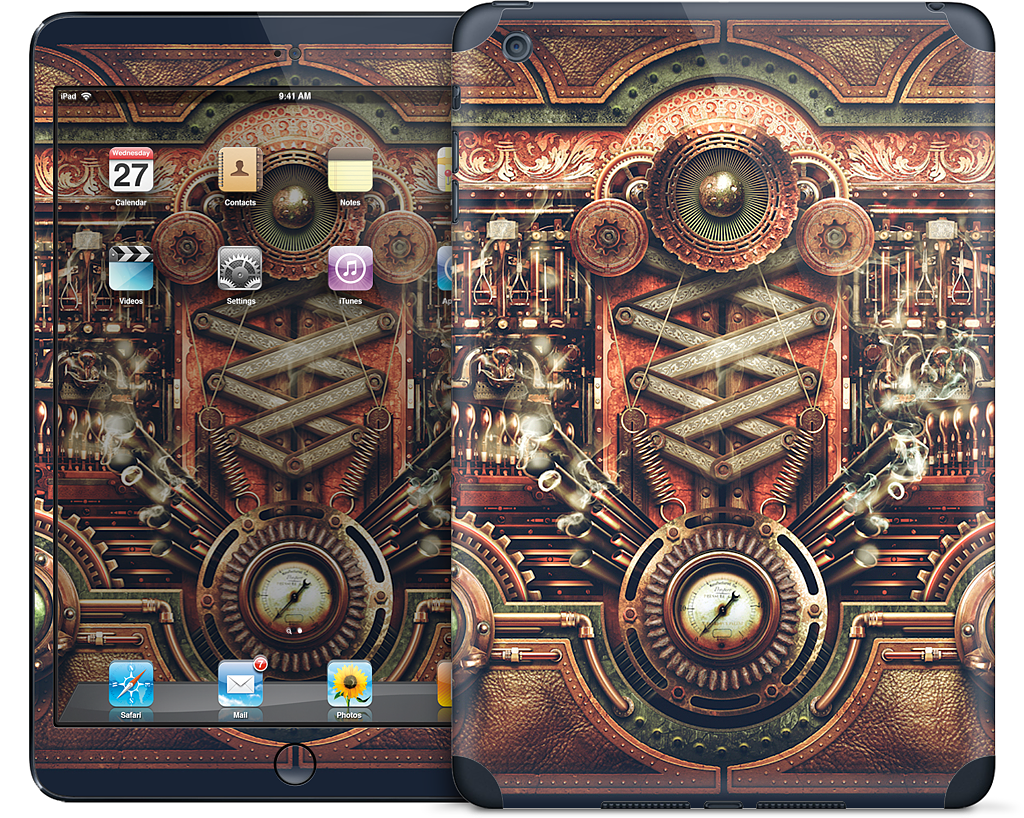 Steampunk Motherboard iPad Skin