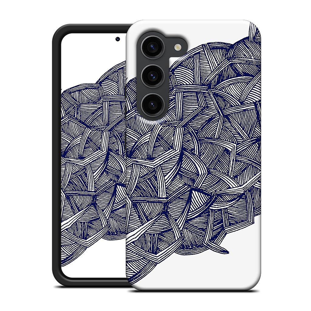 blue lines Samsung Case