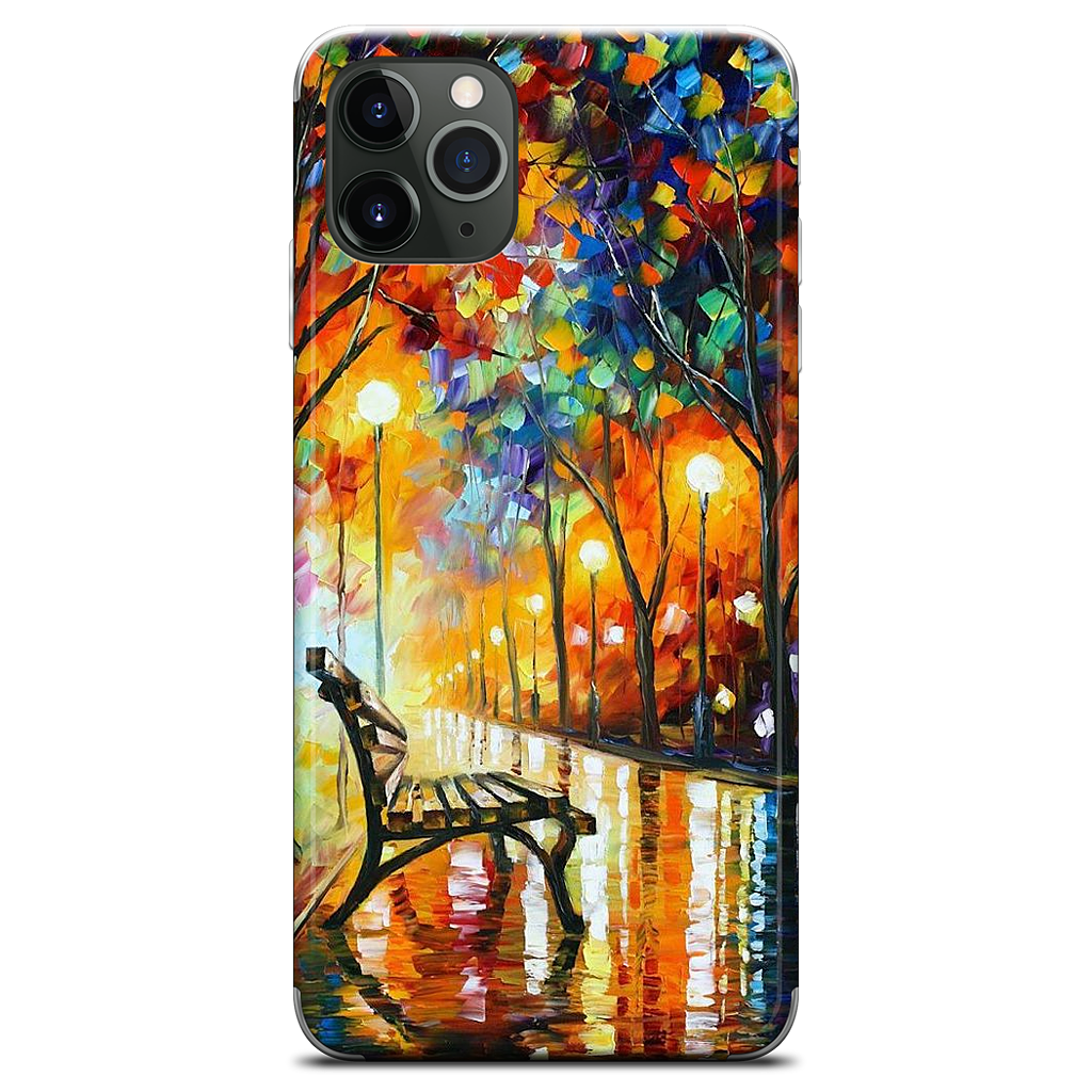 THE LONELINESS OF AUTUMN by Leonid Afremov iPhone Skin