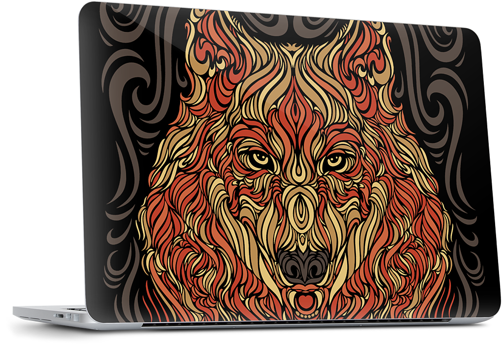 The Lone Wolf MacBook Skin