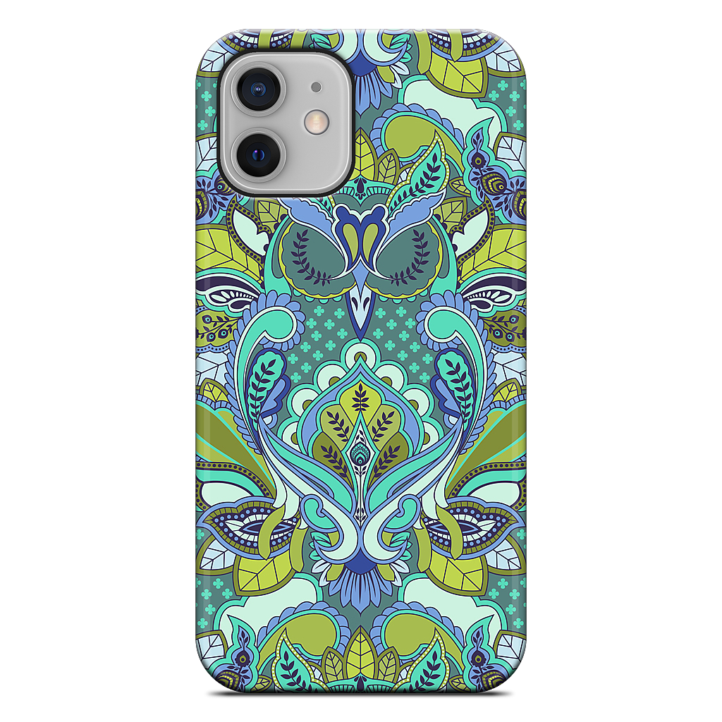 Owl Forget Me Not iPhone Case