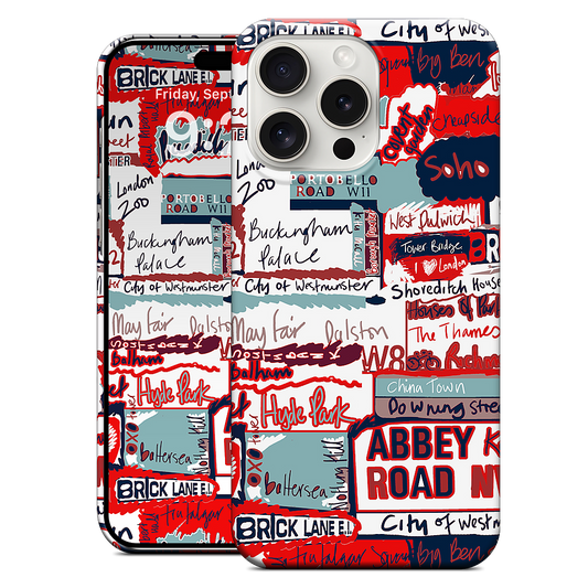 London Words iPhone Case