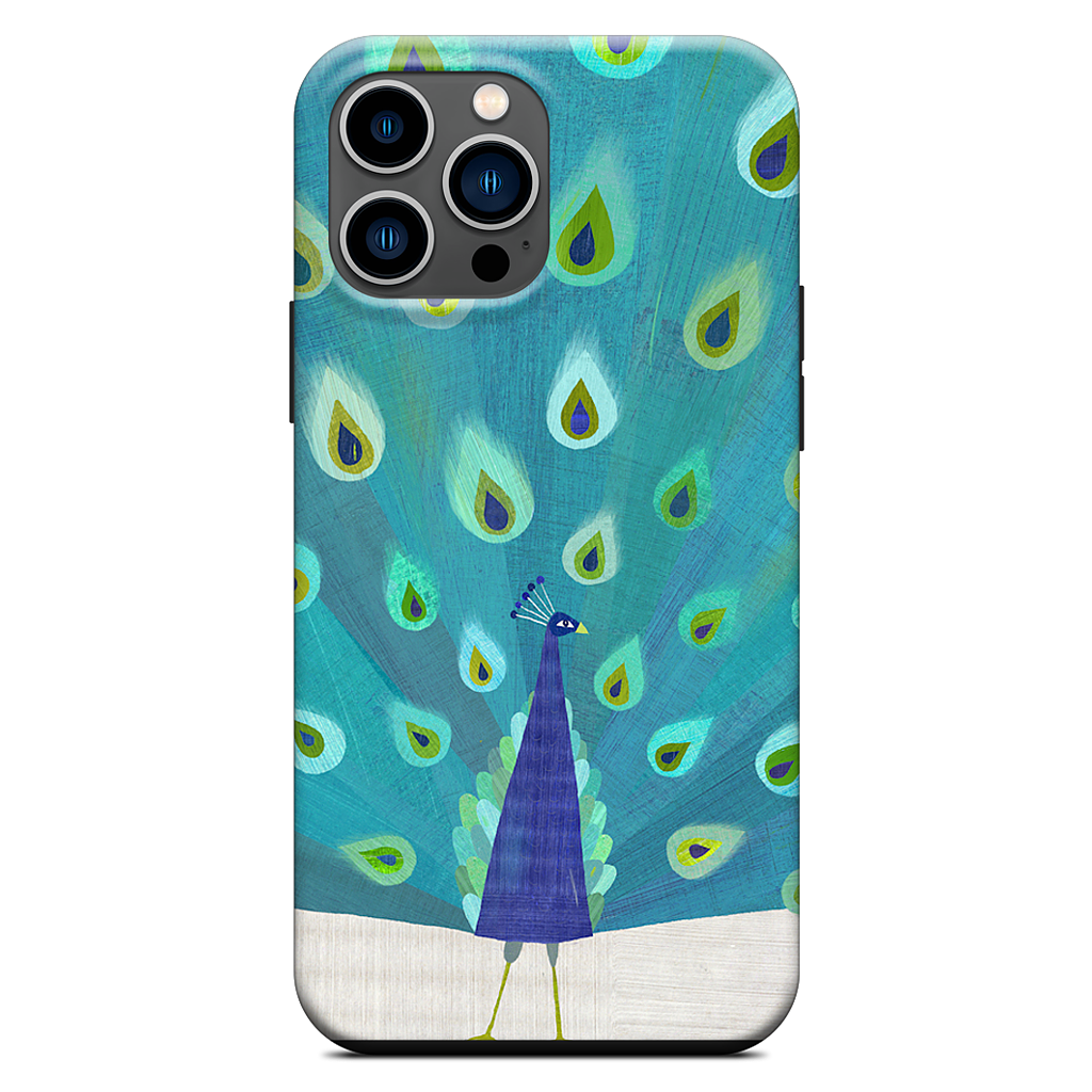 Patterned Peacock iPhone Case