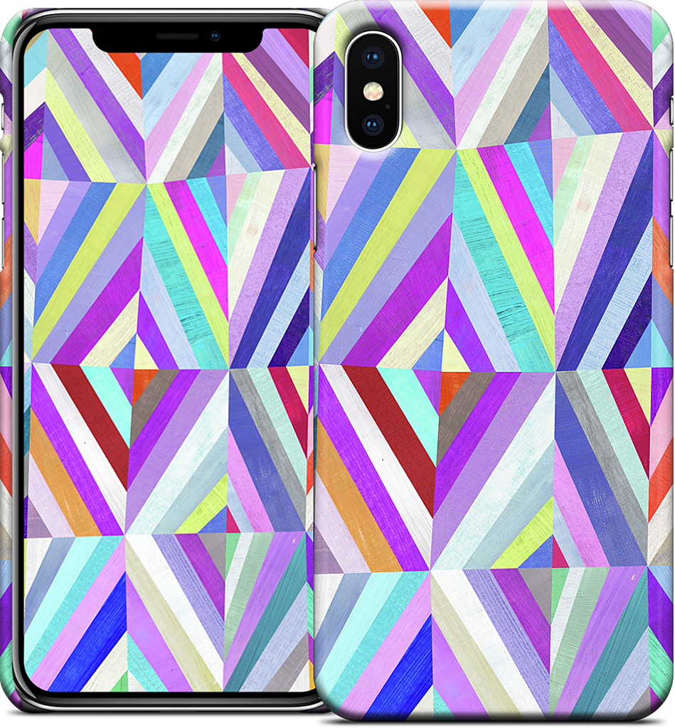 Purple Diamonds iPhone Case
