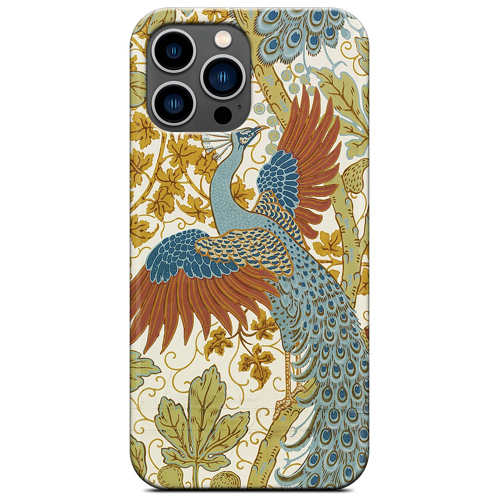 Fig and Peacock iPhone Case