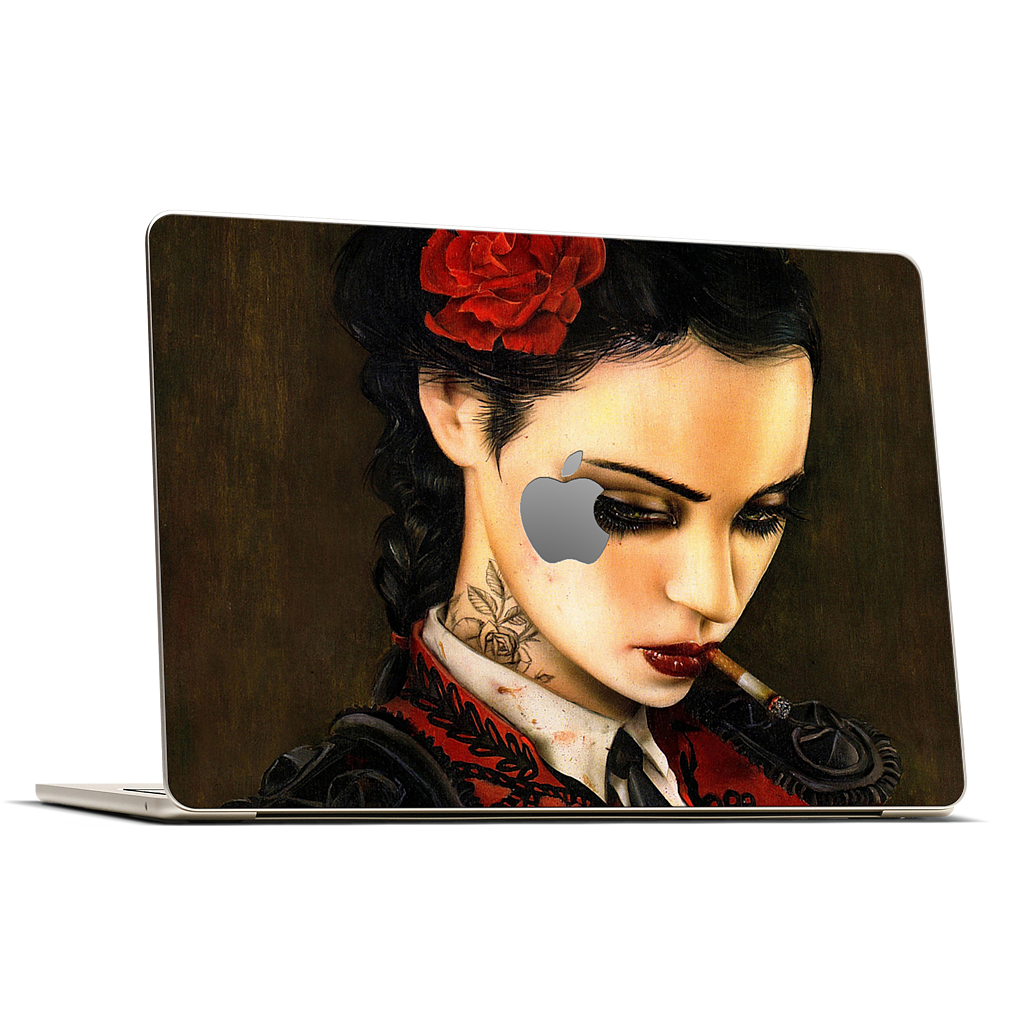 Bull Fight Her MacBook Skin