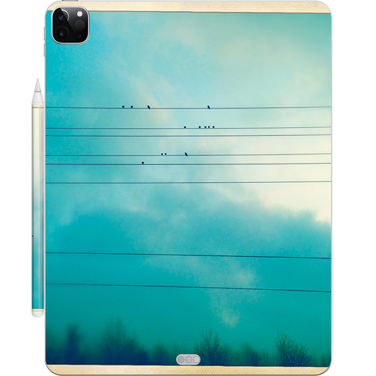 Birds on a wire iPad Skin