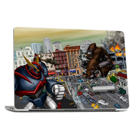 War Of The Monsters MacBook Skin