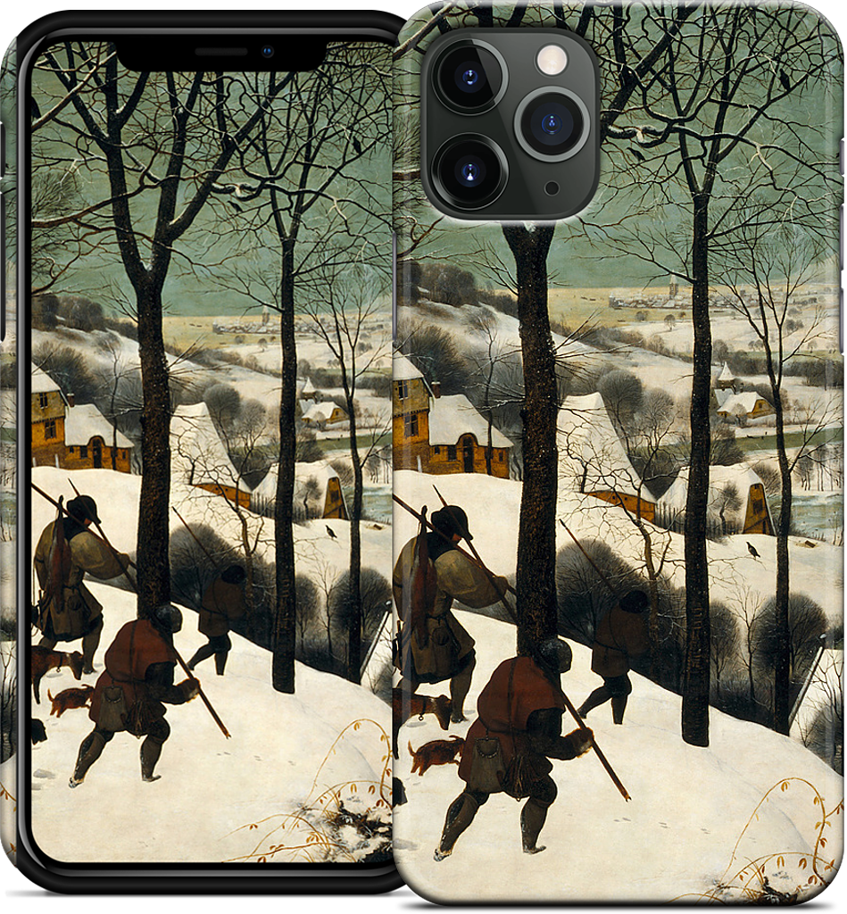 Hunters in the Snow iPhone Case