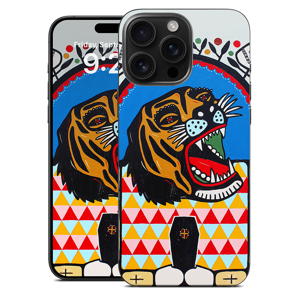 Tiger Coffin iPhone Skin