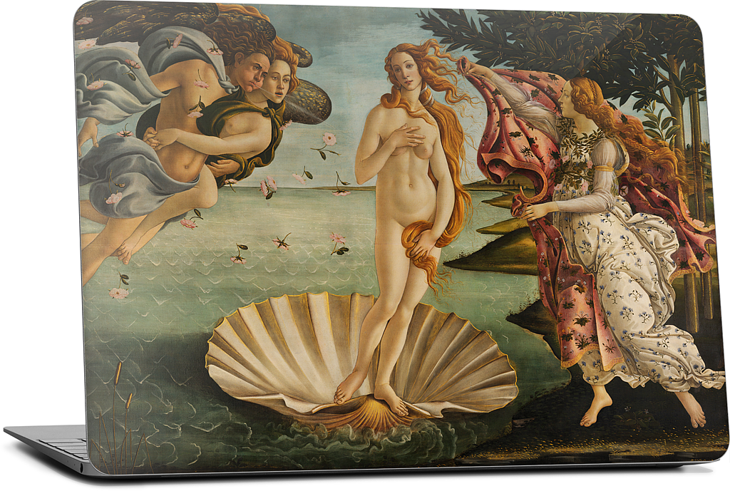 The Birth of Venus MacBook Skin