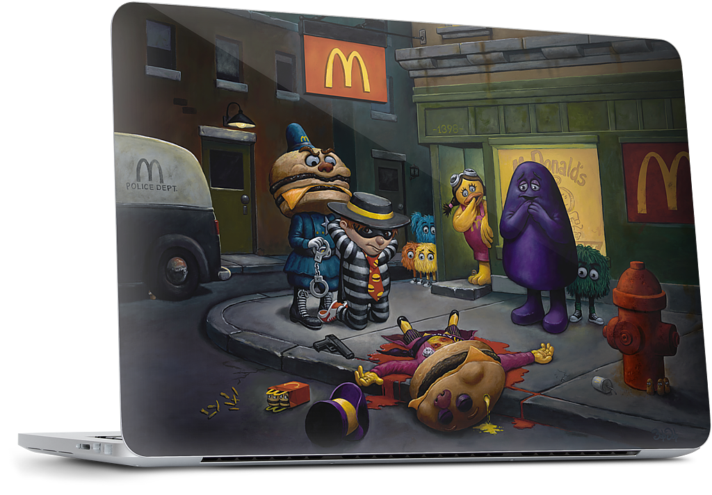 McCheese Gets Greased MacBook Skin