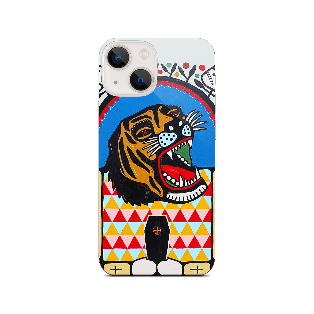 Tiger Coffin iPhone Skin