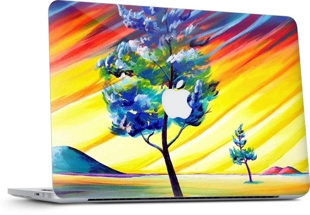 Thick Frost Sunset Glow MacBook Skin