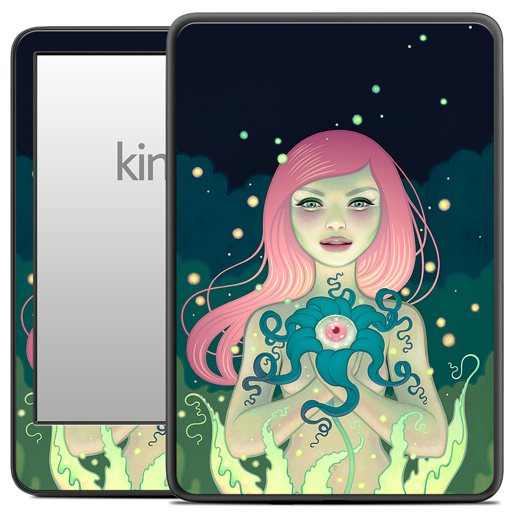 Midnight Bloom Kindle Skin