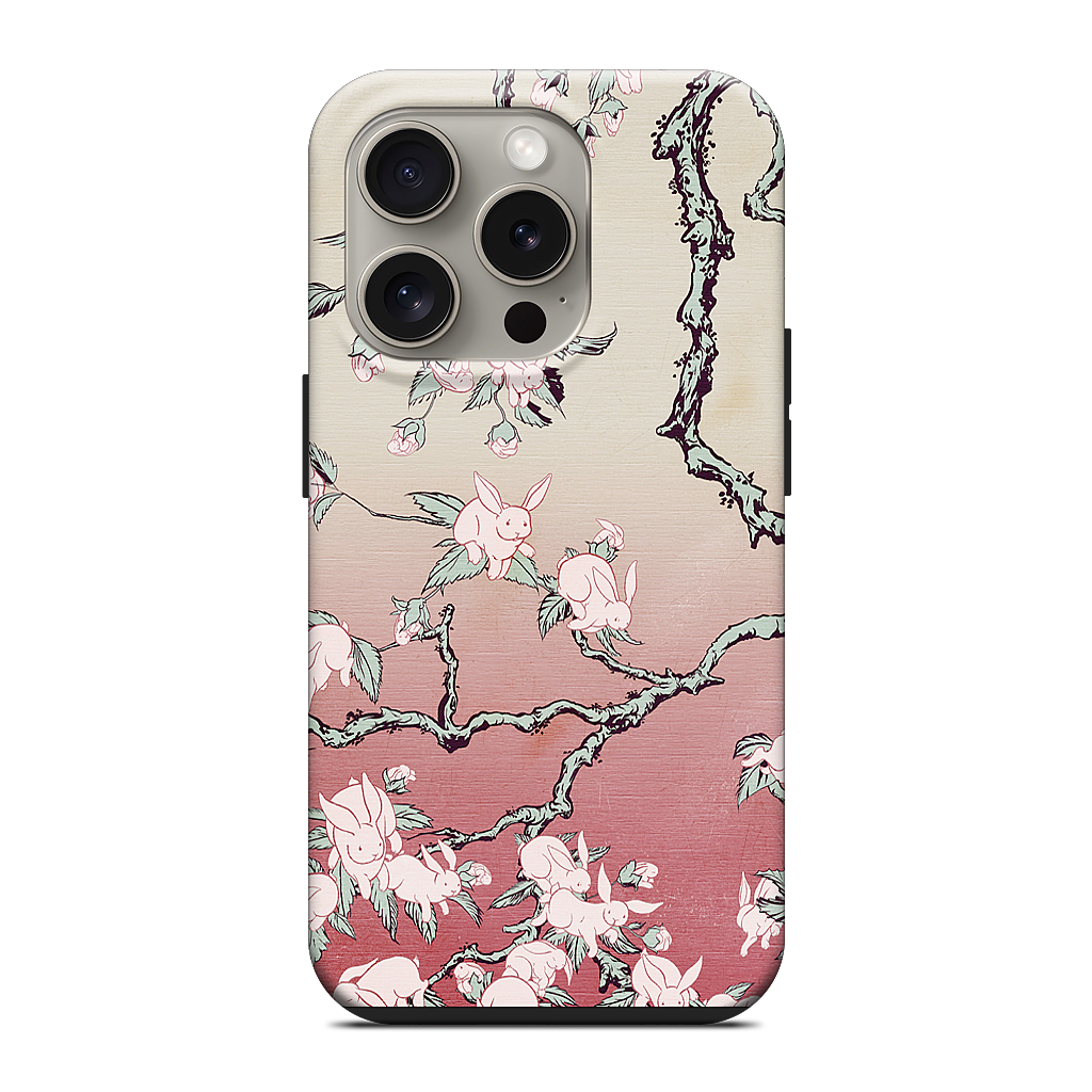 Bunny Blossom iPhone Case