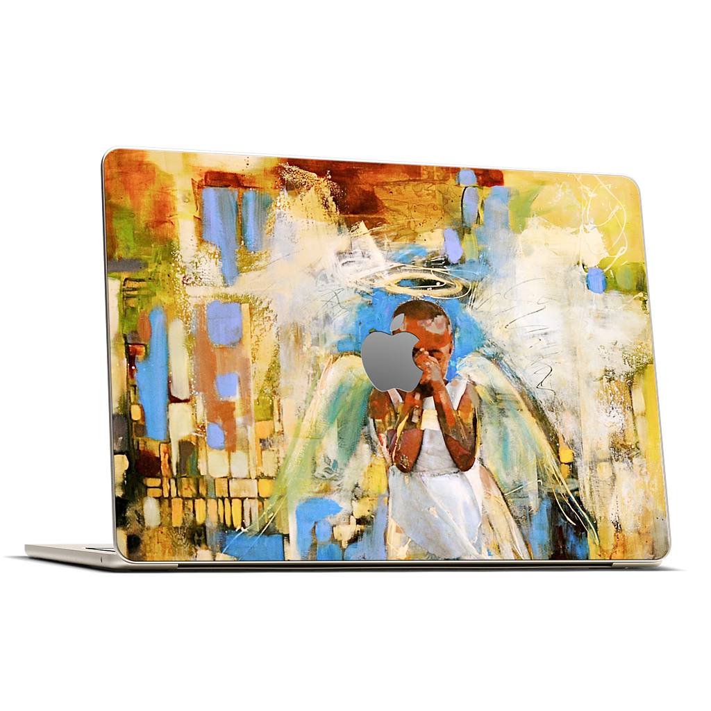 Shy Angel MacBook Skin