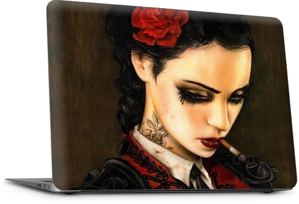 Bull Fight Her MacBook Skin
