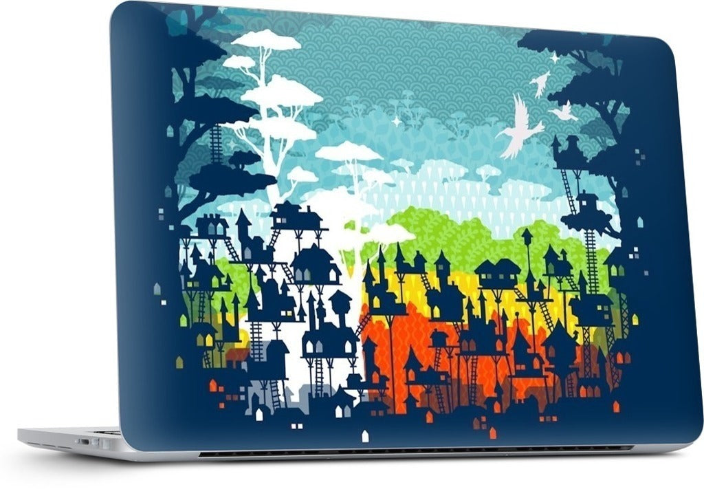 Rainforest City MacBook Skin