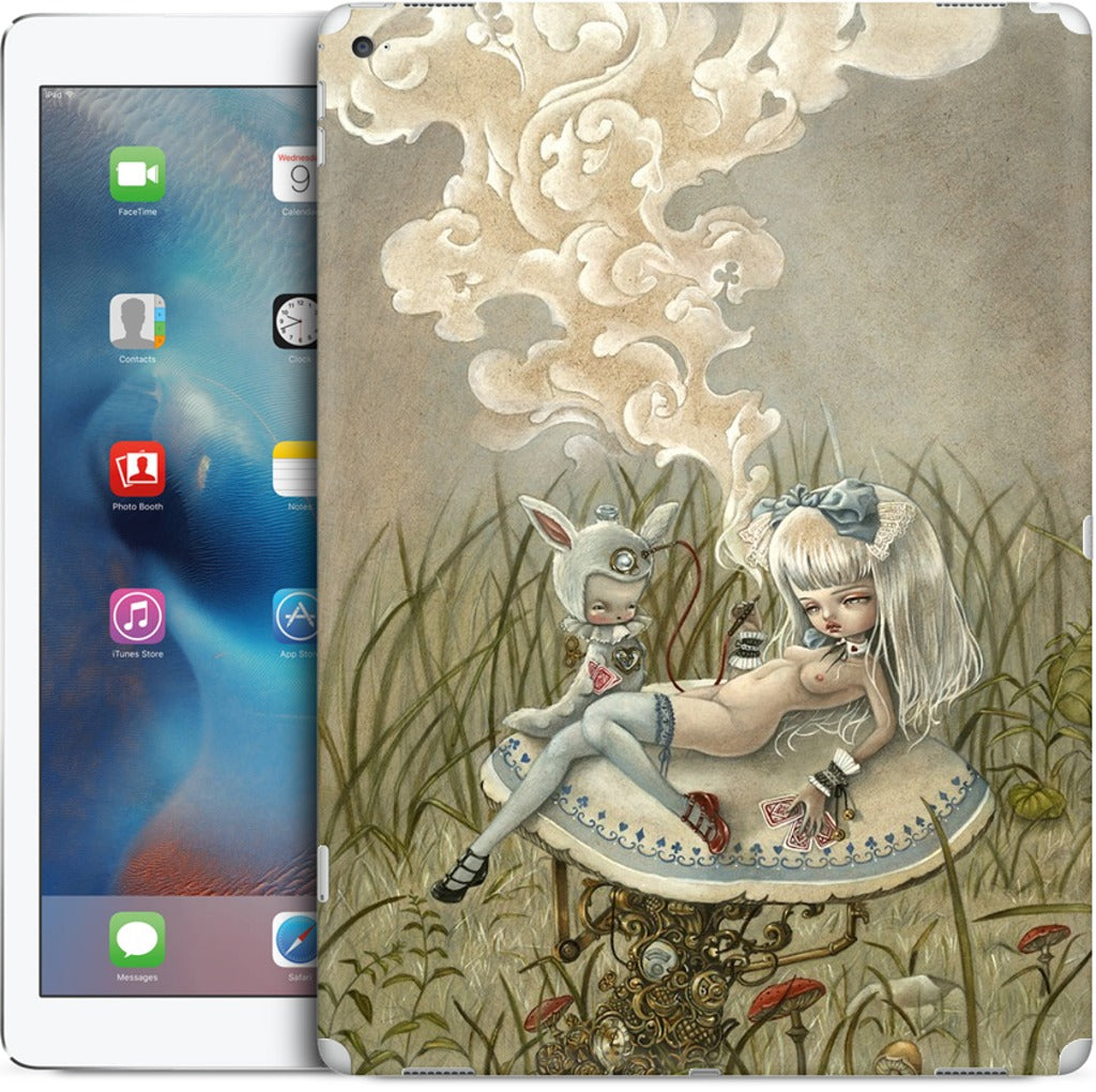 Alice and the Caterpillar iPad Skin