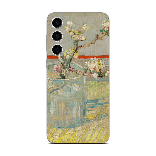 Spring of Flowering Almond in a Glass Samsung Skin