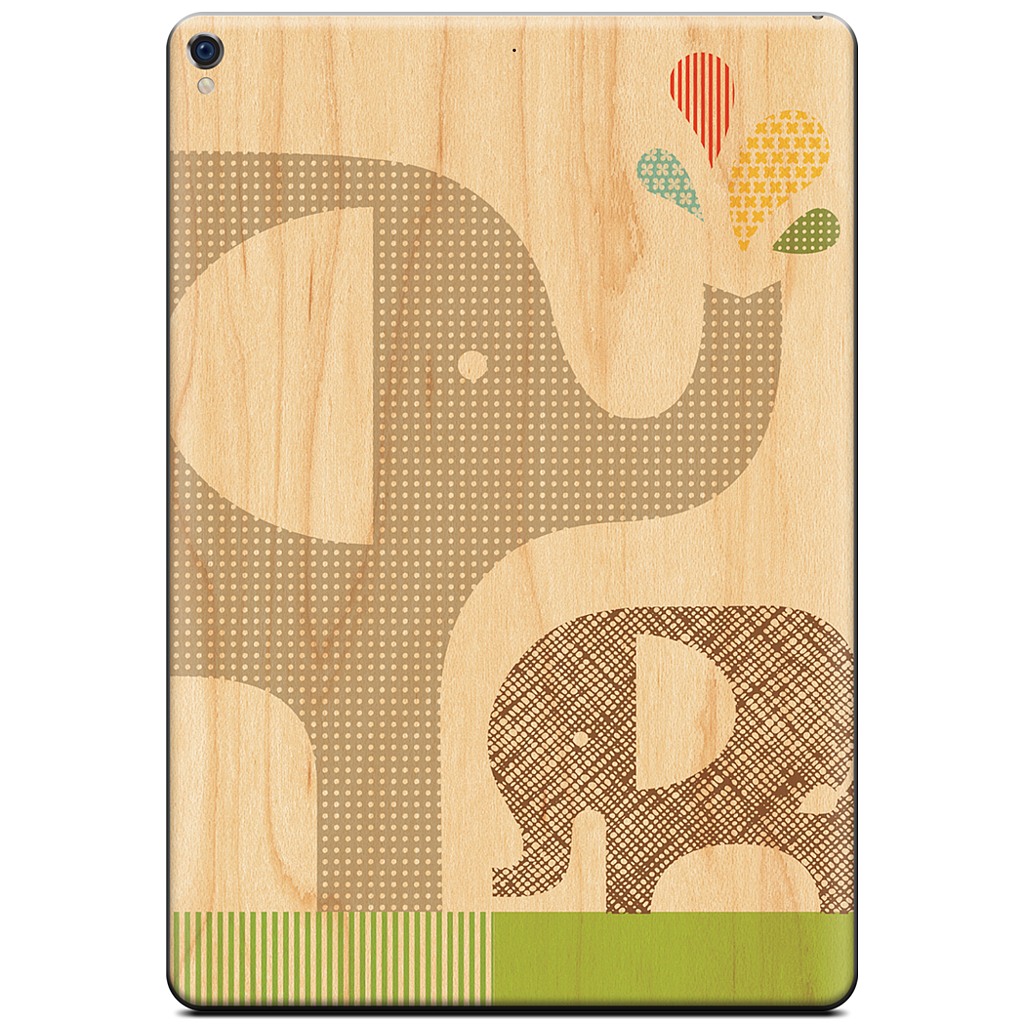 Elephant with Calf iPad Skin
